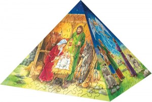 Weihnachtsgeschichte - 240 Teile Puzzlepyramide - Ravensburger