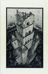 Turm von Babylon - M.C. Escher 1000 Teile Puzzle - Jumbo